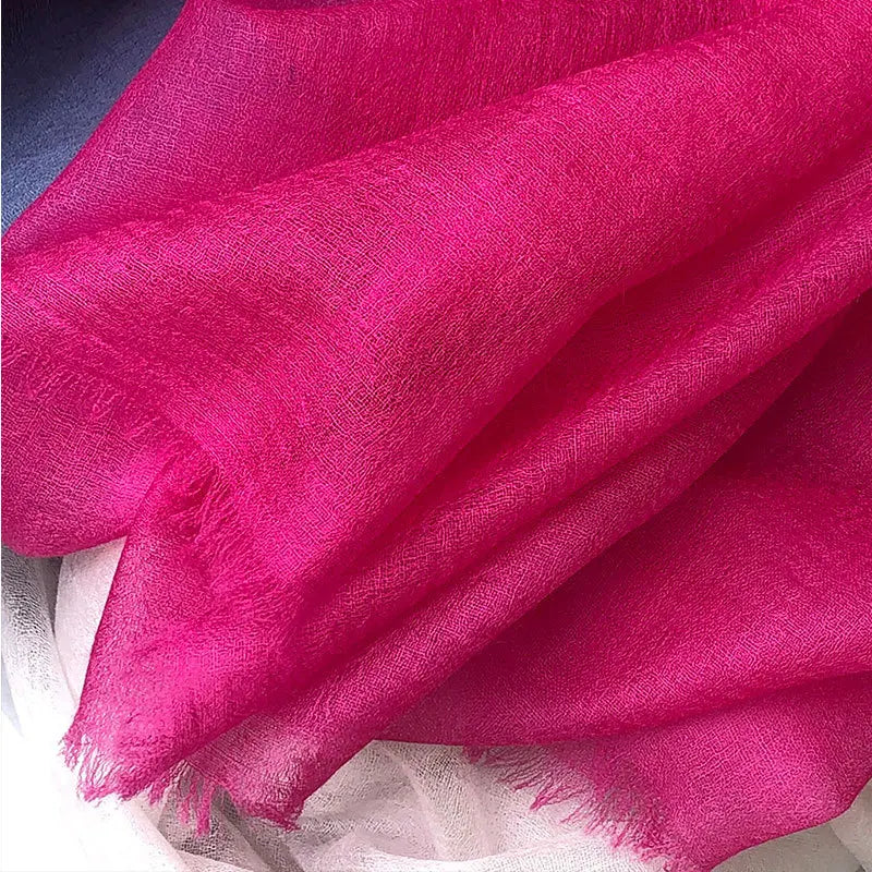 Birdtree 100%Cashmere 300S/Class Scarf Shawl Thin Summer Spring Ladies Elegant Soft Versatile Mom's Gift Long Scarf New A3D561JC  Amaijoin