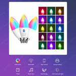 Load image into Gallery viewer, Tuya E14 Candle Lamps APP Control Smart Bulb Bluetooth WIFI RGB 220V LED Light Dimmable Smart Life Room Home Group Crystal Lamps  Amaijoin
