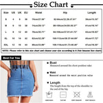 Load image into Gallery viewer, 2023 Summer New Women&#39;s Denim Short Skirt Fashion Sexy Ripped Raw Edge Jeans Mini Slim Fit Skirt S-2xl Drop Shipping  Amaijoin
