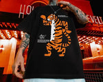 Load image into Gallery viewer, ZAZOMDE Summer Men Tee Korean Fashion Retro Loose Letter Cartoon Tiger Short-sleeved Cotton T Shirt Oversized Tops Unisex Tees  Amaijoin
