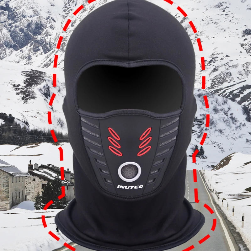 Summer Winter Warm Fleece Motorcycle Face Mask Anti-dust Windproof Full Face Cover breathable Hat Neck Helmet Mask Balaclavas  Amaijoin