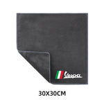 Load image into Gallery viewer, Motorcycle Wash Towel Microfiber Suede Cleaning Rag Cloth For Vespa Piaggio GTS GTV LX 60 125 250 300 PX 200 GTS300 Primavera  Amaijoin
