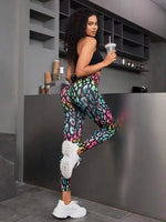 Load image into Gallery viewer, New 3D Print Tie Dye Sports Pants Women Seamless  Leggings High Waist Fitness Push Up Leggings Gym Clothing Workout Tights  Amaijoin
