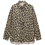 Load image into Gallery viewer, TRAF-Long Sleeve Leopard Shirts for Women, Button-up Blouses, Animal Print, Chic Tops, Female Fashion  Amaijoin
