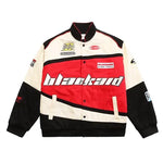 Load image into Gallery viewer, Autumn and winter American baseball uniform jacket for men and women loose thin street racing suit Y2K long-sleeved jacket  Amaijoin
