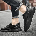 Load image into Gallery viewer, 2022 Men&#39;s Leather Shoes Thick Sole Soft Surface Outdoor Sneakers Fashion Leather Casual Shoes Comfortable Fashion Oxford Shoes  Amaijoin
