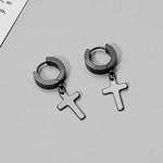 Load image into Gallery viewer, 9 pair Punk Black Multiple Styles Stainless Steel Stud Earrings For Men and Women Gothic Street Pop Hip Hop Ear Jewelry Gift  Amaijoin
