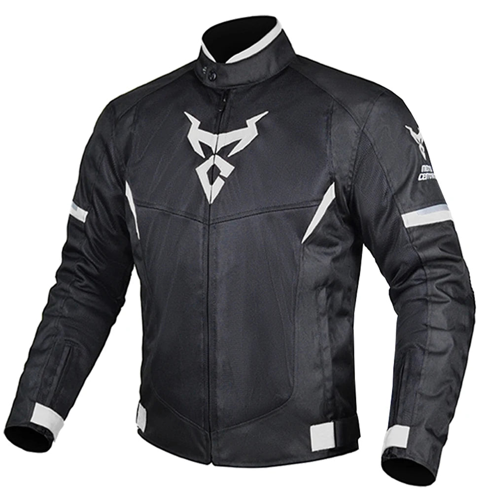 Motorcycle Jacket Protective Clothing Road Commuter Sports Off-Road Riding Clothing Reflective Breathable Durable Anti-Falling  Amaijoin