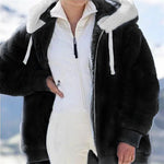 Load image into Gallery viewer, Winter Warm Women&#39;s Faux Fur Jacket Plush Coat New Casual Hooded Zipper Soft Fleece Cashmere Jackets Female Thick Clothing y2k  Amaijoin
