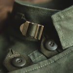 Load image into Gallery viewer, Maden Army Green Retro bomber Jackets Misplaced Oblique Buckle Swedish Motorcycle Men&#39;s AMEKAJI Cotton Autumn Winter Coat  Amaijoin
