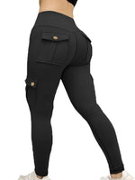 Load image into Gallery viewer, Pockets Gym Leggings Women High Waist Fashion Fitness Pants Skinny Stretch Outdoors Comfortable Sport  Leggings  Amaijoin
