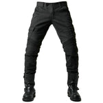 Load image into Gallery viewer, 2024 New Motorcycle Black Men Jeans Upgrade Extension Protector Detachable Racing Road Rider Four Seasons Casual Fashion Pants  Amaijoin
