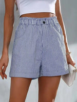 Load image into Gallery viewer, New summer casual pocket striped casual shorts women&#39;s wear  Amaijoin
