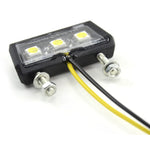 Load image into Gallery viewer, 1Pcs 12V Motorcycle License Plate LED light Waterproof Motorcycle License Light  Amaijoin
