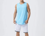 Load image into Gallery viewer, Men&#39;s Sleeveless Basketball Sports T-Shirt Quick Drying Breathable Tank Top For Running Training Marathon Fitness Vest Sportwear  Amaijoin
