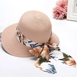 Load image into Gallery viewer, Beach hat for women summer Bohemian sun protection straw hat bowkont visor sun hat sombrero Big eaves straw woven fisherman hat  Amaijoin
