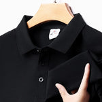 Load image into Gallery viewer, Men&#39;s Fashion Solid Short Sleeved Polo Shirt Summer Breathable Comfortable Top  Amaijoin
