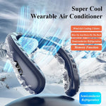 Load image into Gallery viewer, New Neck Air Conditioner Portable Neck Fan Rechargeable Semiconductor Cooling Bladeless Fan Outdoor Personal Fan Wearable Cooler  Amaijoin
