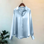 Load image into Gallery viewer, Summer Shirts And Blouses Woman Casual Top Autumn Winter Korean Long Sleeve Button Elegance Sweet Casual Office Lady New Shirts  Amaijoin
