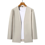 Load image into Gallery viewer, New Men&#39;s Long Sleeved Cardigan Jacket Casual Fashion Top  Amaijoin
