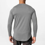 Load image into Gallery viewer, High Elasticity Tight Long Sleeve Quick Dry T-Shirt Fashion Hip Hop Men Fitness Sport Shirt Gym Bodybuilding Workout Muscle Tops  Amaijoin
