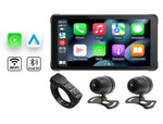 Carregue a imagem no visualizador da Galeria, Portable Motorcycle 5.5inch LCD Display Navigation IPX7 Waterproof Wireless Apple Carplay Android Auto Moto Dash Cam Monitor GPS  Amaijoin
