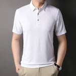 Carregue a imagem no visualizador da Galeria, New Men&#39;s Plaid Badge Short Sleeved POLO Shirt Summer Casual Top  Amaijoin
