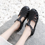 Load image into Gallery viewer, Women&#39;s Summer Fashion PVC Hollow Out Flat Casual Beach Sandals  Amaijoin
