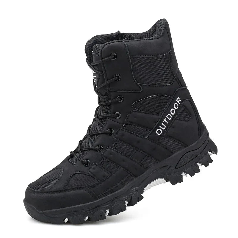 Tactical Military Boots Men Special Force Desert Combat Army Boots Outdoor Male Men Winter Work Shoes Hunting Hiking Ankle Boots  Amaijoin