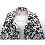 Load image into Gallery viewer, Fashion Zebra Print Denim Jacket Women Loose Short Outerwear Spring Autumn Korean Big Pocket Long Sleeve Jeans Jackets Female  Amaijoin
