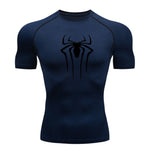 Load image into Gallery viewer, New Compression Shirt Men Fitness Gym Super Hero Sport Running T-Shirt Rashgard Tops Tee Quick Dry Short Sleeve T-Shirt For Men  Amaijoin
