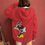 Load image into Gallery viewer, Couple Outfit Disney Hoodies Minnie Mouse Women&#39;s Casual Sweatshirt Couple Hoodie Men&#39;s Women Clothing Mickey Y2k Print Top  Amaijoin
