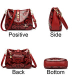 Load image into Gallery viewer, Women Leather Handbags Female Ladies Hand Hobos Bag Mother Shoulder Bag Chinese Style Crossbody Bags For Women 2024 Sac A Main  Amaijoin
