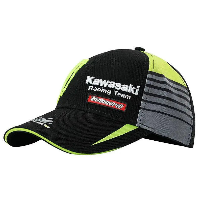 Kawasaki motorcycles Baseball cap Kawasaki Adjustable Hat Cotton Dad Hat Men's Women's Outdoor Sports Hat Fashion Sun Hat Hat  Amaijoin