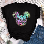 Load image into Gallery viewer, New T-shirts for Women Fashion Heart Minnie Print T Shirt Streetwear Clothes Kawaii Mickey Mouse Disney T Shirt Female Tops  Amaijoin
