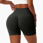 Load image into Gallery viewer, Cloud Hide Women Workout Yoga Shorts Fitness High Waist S-XXL Gym Tights Sports Seamless Trousers Quick Dry SEXY Butt Leggings  Amaijoin
