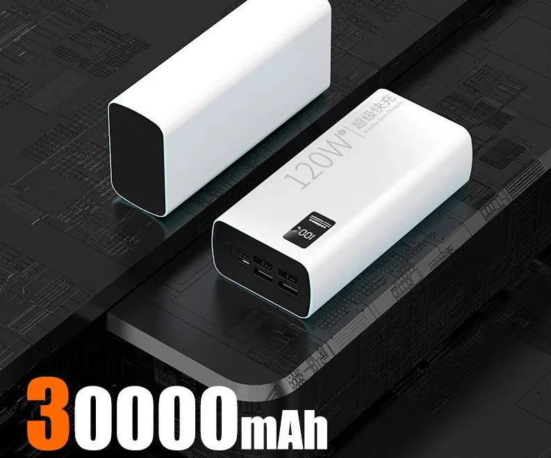 Xiaomi 100000mAh High Capacity Power Bank 120W Fast Charging Powerbank Portable Battery Charger For iPhone Samsung Huawei  Amaijoin