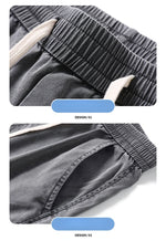 Load image into Gallery viewer, Summer Soft Cosy Lyocell Fabric Men&#39;s Denim Shorts Thin Loose Pants Drawstring Elastic Waist Korea Casual Short Plus Size M-5XL  Amaijoin
