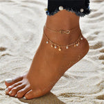 Carregue a imagem no visualizador da Galeria, Modyle New Fashion Simple Heart Female Anklets Foot Jewelry Leg New Anklets On Foot Ankle Bracelets For Women Leg Chain Gifts  Amaijoin
