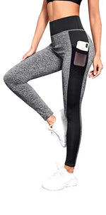 Load image into Gallery viewer, Sportswear Woman Gym Leggings Pocketed Yoga Pants Fitness Running Pants Stretchy Sportswear Plus Size Sports Gym Pant for Women  Amaijoin
