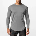 Load image into Gallery viewer, High Elasticity Tight Long Sleeve Quick Dry T-Shirt Fashion Hip Hop Men Fitness Sport Shirt Gym Bodybuilding Workout Muscle Tops  Amaijoin
