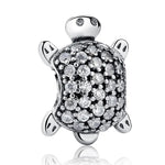 Carregue a imagem no visualizador da Galeria, Octopus Dolphin Crab Starfish Turtle Shell Ocean Mermaid Scallops Anchor cruise ship Charms 925 Silver For Original Jewelry Gift  Amaijoin
