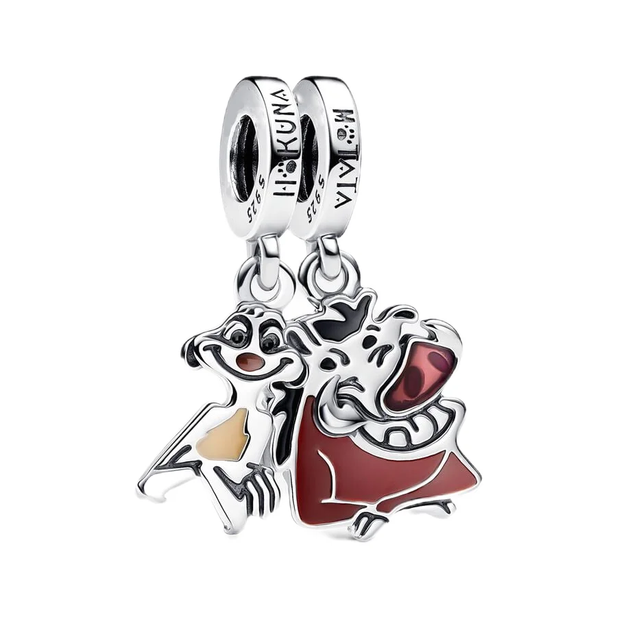 Lion King Simba Simba & Nana Series Charm Fit Original Pandora Bracelets & Bangle Charms Beads Pendant Jewelry Berloque  Amaijoin