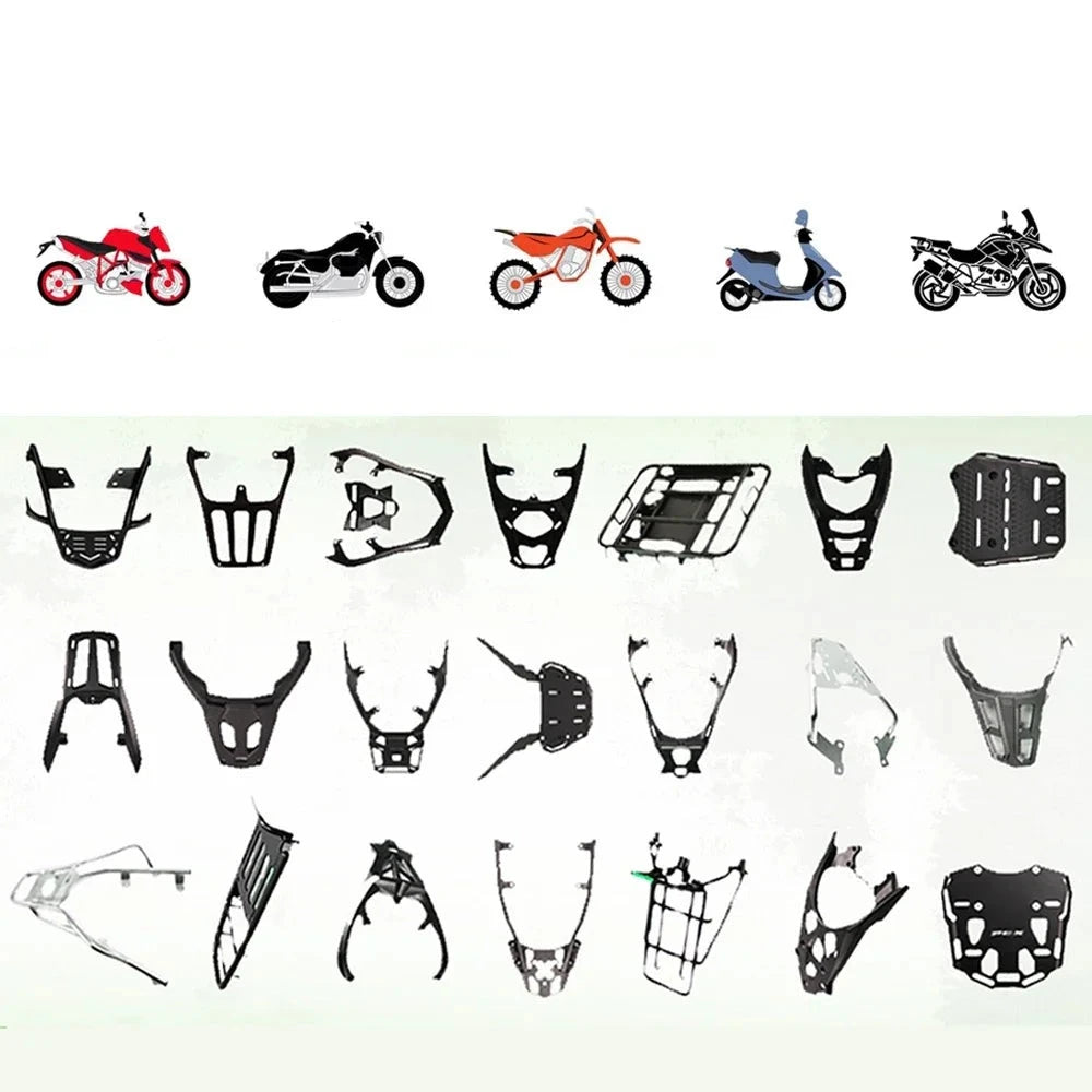 45L Motorcycle Helmet Box Universal Top Tail Rear Luggage Storage Tool Cases Lock For BMW R1200GS R1250GS R1200GS 1200 GS LC ADV  Amaijoin