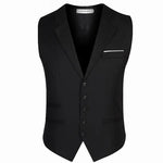 Load image into Gallery viewer, Dress Vests For Men Slim Fit Mens Suit Vest Male Waistcoat Gilet Homme Casual Sleeveless Formal Business Jacket Plus Size M-6XL  Amaijoin
