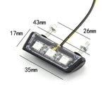 Load image into Gallery viewer, 1Pcs 12V Motorcycle License Plate LED light Waterproof Motorcycle License Light  Amaijoin
