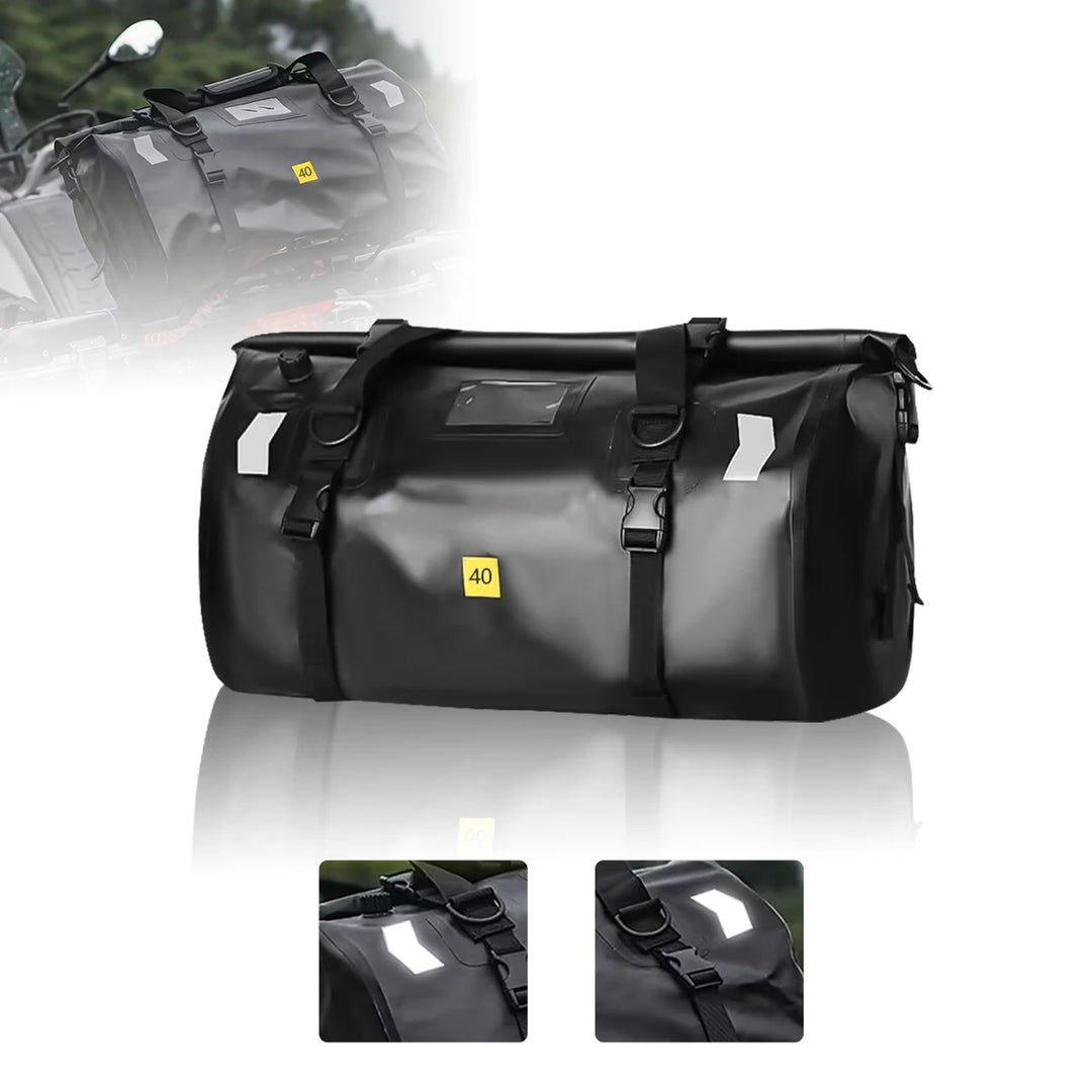 Universal Motorcycle Rear Seat  Waterproof Bag 40L /66L Motorbike Dry Duffel Bag for Travel,Motorcycling, Cycling,Hiking,Camping  Amaijoin