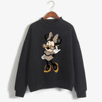 Load image into Gallery viewer, Sweatshirts Turtleneck Minnie Kawaii Cartoon  Anime Sweatshirt Disney Mickey Mouse Hoodie Clothes Girl Boy Top Hoodies  Amaijoin
