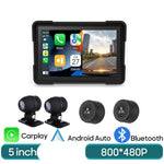 Load image into Gallery viewer, Forefeel Motorcycle Carplay WaterProof 5 inch WiFi Wireless Android-Auto DVR Monitor Dash Camera GPS Navigation TPMS Bluetooth  Amaijoin
