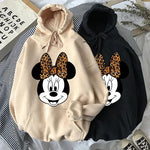 Load image into Gallery viewer, Disney Mickey Mouse Printed Hoodie Minnie Pattern Women&#39;s Sweatshirt Loose Long Sleeve Pullover Y2K Autumn Fleece Men&#39;s Hoodie  Amaijoin
